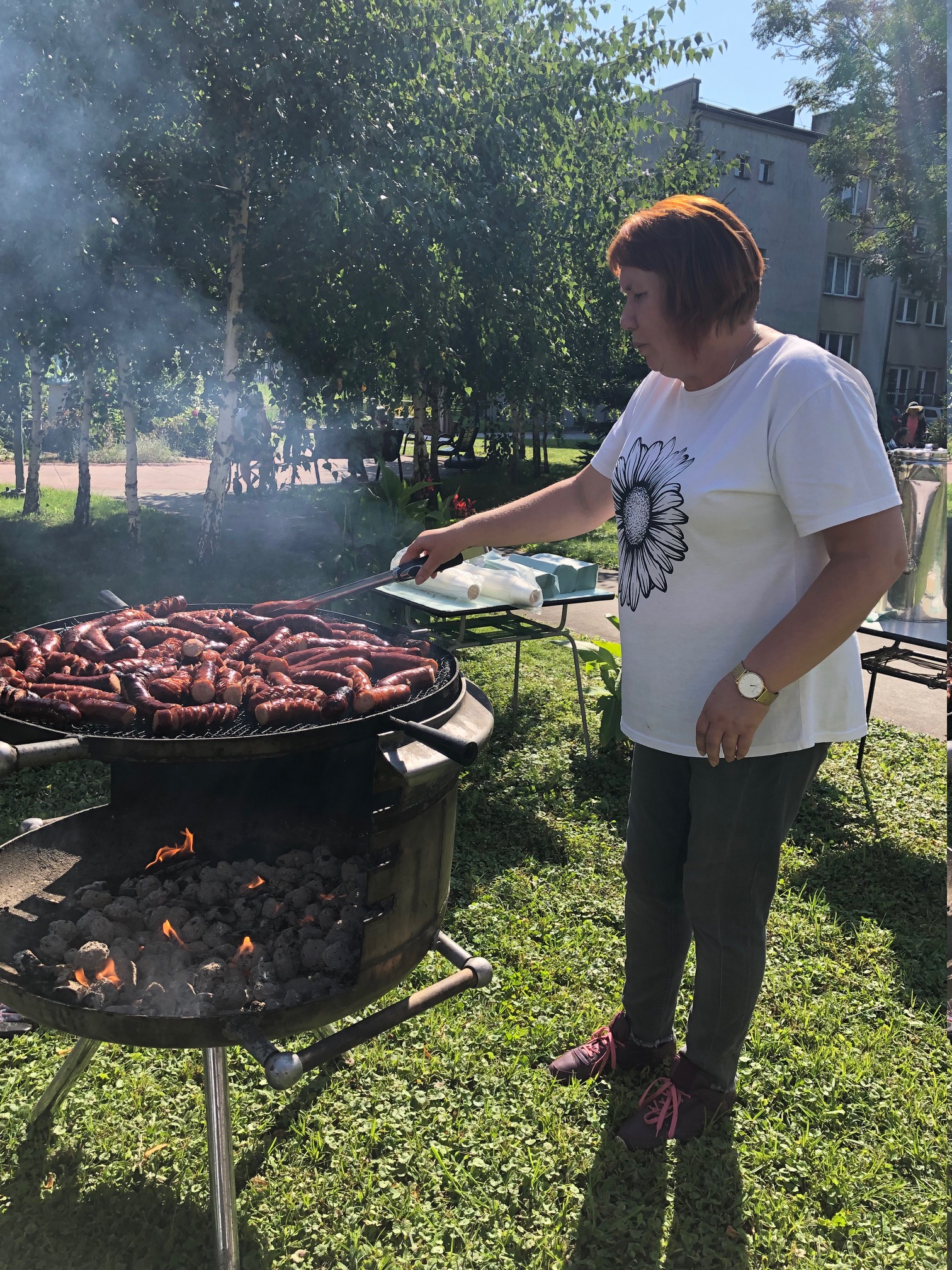 Posag przed Muzeum Jana Wnęka